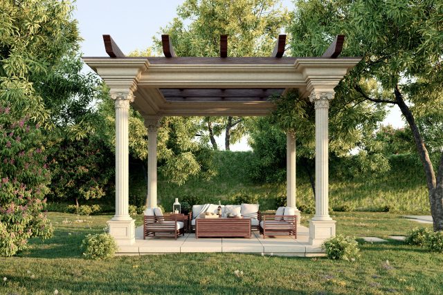 Pergola Design - Landscape Project - New Cairo - Egypt