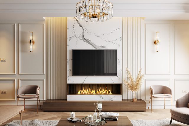 Residential Reception Design - Contemporary Style